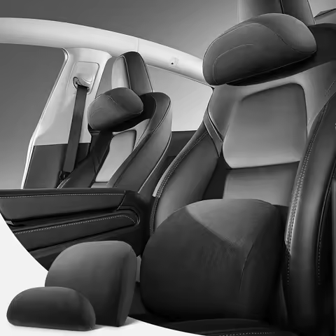 YZ For Tesla Model 3 Y X S Car Neck Pillow Protective Lumbar Back Support High-Quality Headrest Lumb