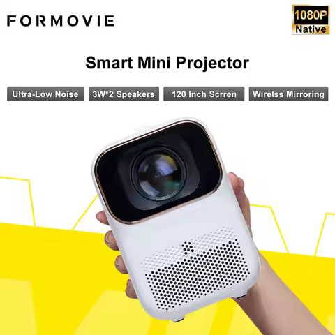 Formovie Xming Q1SE Projector 1080P Home Bedroom Mini Portable Projector TOF Focus Smart TV LED Home
