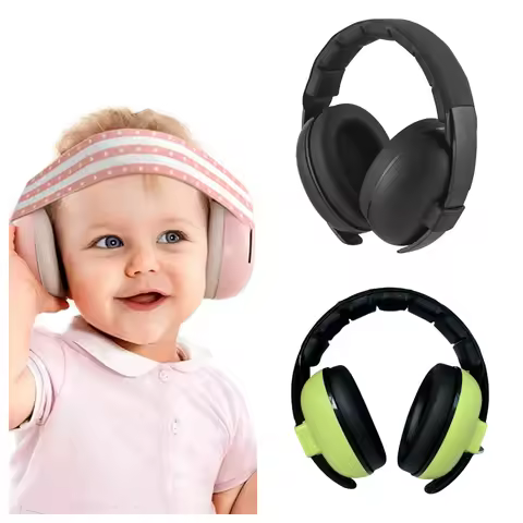 Update Style Baby Earmuff Mini-headset Adjustable Noiseproof Ear Protection Kids' Outdoor Sleep and 