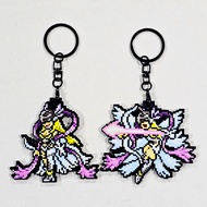 Digimon Angewomon Pixel Art Keychain