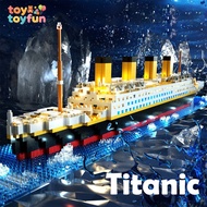 Titanic Building Blocks Assembling Toys Puzzle Cruise Ship Gift for Kids