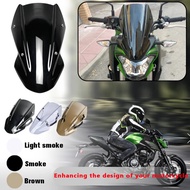 Z650 Accessories WindScreen Windshield Shield Screen Viser Wind Deflectors For Kawasaki Z 650 Z-650 