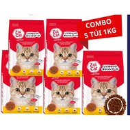 [COMBO 5 PACK] Zoi Cat cat food 1kg - zoi cat seeds for cats - zoi cat 1kg A petshop