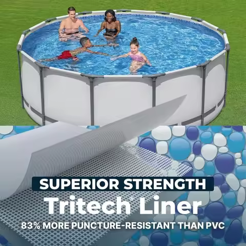 New Best Deal US Shipping 156"L x 156"W x 48"H Above Ground Swimming Pool 13ft x 48in Round Metal Fr