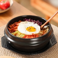Korean Cuisine Bibimbap Stone Bowl/Bibimbap Rice Bowl/Dukbbaegi/Ramen/Soup Bowl韩式料理石锅拌饭专用石锅煲仔饭