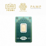 TURBO [5GM] PAMP Eid Mubarak Gold Bar 9999Gold
