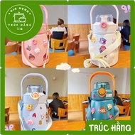 Thermal water bottle (800ml) SUS304 with cute sticker