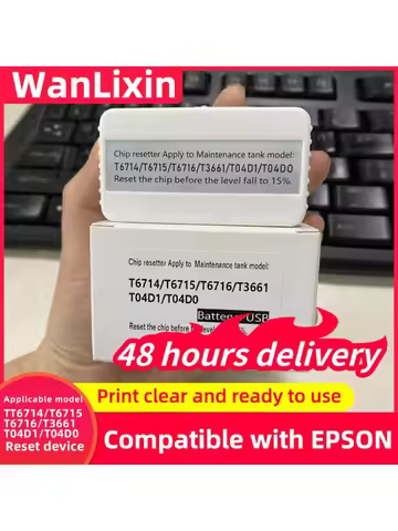 T04D1 T6716 T04D0 T3661 Maintenance box chip Resetter For Epson XP-15000 XP-5115 WF-2800 L14150 XP-5