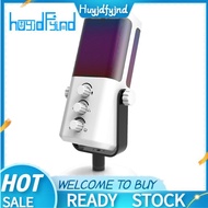 RGB Gaming Microphone USB-C with Noise Cancellation Monitoring for Streaming/Recording/ASMR/Video B