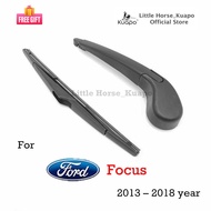 Kuapo ที่ปัดน้ำฝนด้านหลัง ฟอร์ด โฟกัส Ford Focus 2013 ถึง 2018 ปี (ชุด/ก้าน/ยางใบมีด/ฝาครอบน็อต) ปัดน้ำฝน กระจก หลัง ฟอร์ดโฟกัส