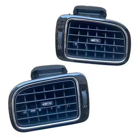 1x New Dash Glossy Black Chrome AC Air Vent Grill For VW Polo 5 6R 2GEN 6C Hatchback GTI GTS 2014 20
