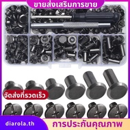 Chicago Screw Leather Rivets Assorted Screw Rivets M5 Chicago Binding Screws for Decorating PU Craft