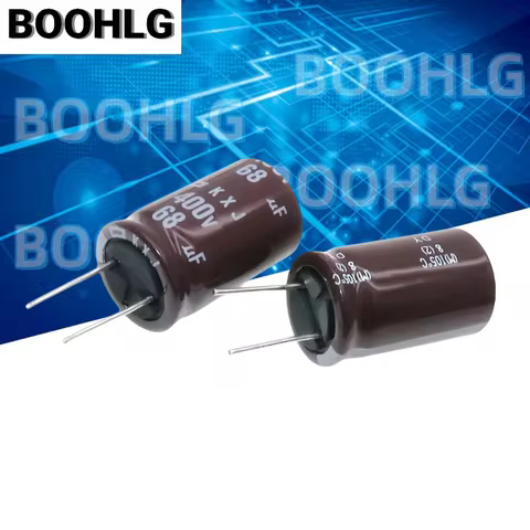 2pcs Original KXJ Electrolytic Capacitor 400V 68uF 16x25 Nippon CHEMI-CON High Frequency and Long Li