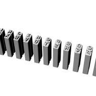 銀黏土用英文字母印章