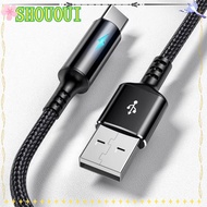 SHOUOUI USB Type C Cable, Short Nylon Micro USB Cable, Durable 25cm Portable Fast Charging Data Cabl
