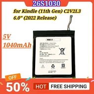 New Battery 26S1030 5V 1040mAh for Kindle (11th Gen) C2V2L3 6.0" (2022 Release) E-reader Battery