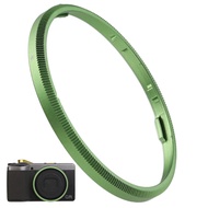 Haoge RRC-GR4-Green Metal Decorate Ring Cap for RICOH GR IV GR4 GR4 HDF Camera replaces GN-3
