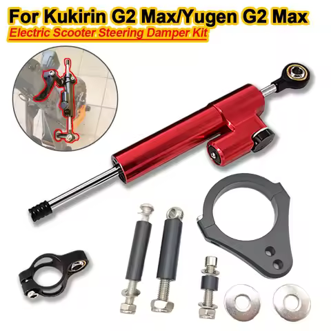 For Kukirin G2 Max / Yugen G2 Max Scooter Stabilizer Steering Damper Mounting Electric Scooter Acces