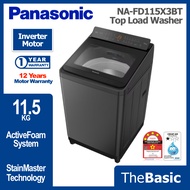 PANASONIC 11.5KG TD Inverter Washing Machine Top Load Washer Mesin Basuh ( NA-FD115X3BT / NAFD115X3B