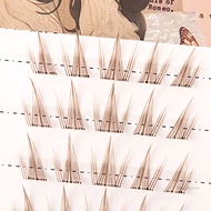 [8 Gói] Lông Mi Giả Tự Dính Không Keo Dán Màu Caramel Lông Mi Hướng Dương Màu Nâu Bộ Ba Lông Mi Nâu 