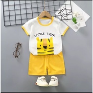 [C.O.D] Pay On The Spot Children's Clothing Suits Short Sleeve Animated Character// Cartoon Series Children's Clothes And Pants Suits