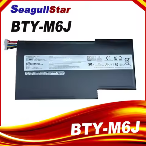 Battery BTY-M6J New BTY-M6J Laptop Battery For MSI GS63VR GS73VR 6RF-001US BP-16K1-31 9N793J200 Tabl