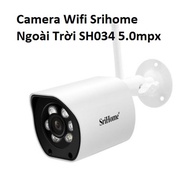Camera wifi 5MP siêu nét Srihome SH034 trong nhà ngoài trời - có màu ban đêm