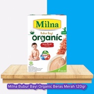 Milna Bubur Bayi Organik Beras Merah 120gr