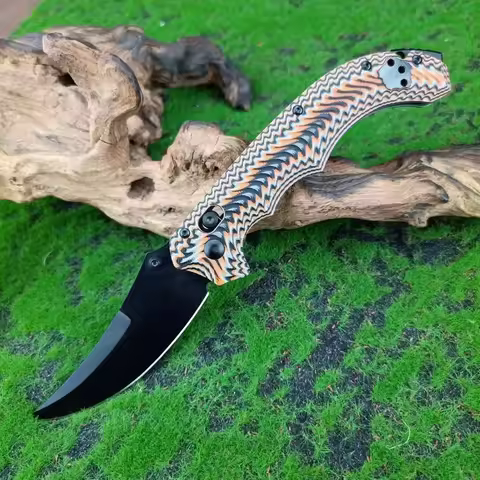 Lightweight Wilderness Hunting Survival Tactic 865 Straight Knife EDC Outdoor Fishing Travel Multi-f