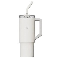 New Xiaomi Mijia Straw Cup 316L Stainless Steel Thermos Cup 1L Handle Large Capacity Portable Sports