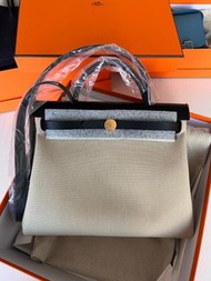 Hermes Herbag 31 Beton/noir GHW