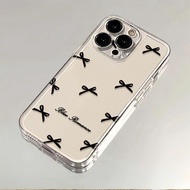 HP Aesthetic Latest Black BowTALI Case Oppo Reno 13F Reno 13 5G Reno5 11F 12F 7Z 12 Pro Reno 10 Pro 