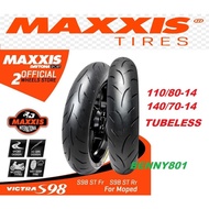 Maxxis Victra S98 F1 TYRE 110/80-17 140/70-14 Tubeless Tyre DUAL COMPOUND TAYAR 2024