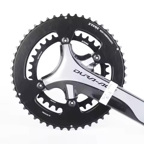 Stone 110bcd Double Chainring for S himano 4700 5800 6800 9000 for Rotor 4 Bolts Road Bike 52 36T 53