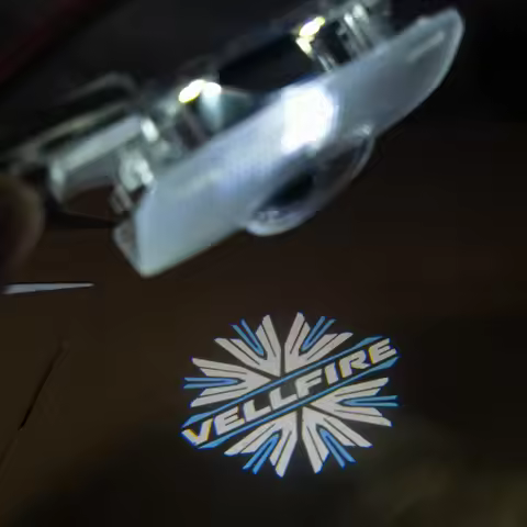 1Pairs Vellfire Welcome Light LED Door Puddle Light For Toyota Vellfire 30/40/50 Series Toyota Door 