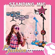 5 Light Kids Amplified Music Microphone with Stand Karaoke Song Music Instrument Toys for Children