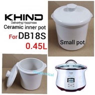 khind Double Boiler ceramic pot DB18S (0.45L)