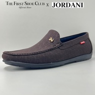 Jordani Men Synthetic Casual Comfort Slip-On Moccasin Loafer Shoe Kasut Lelaki Sarung JM2107 (BIG SIZE)