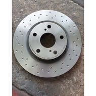 จานเบรกหน้าBREMBO รุ่นxtra เจาะรู Honda CIVIC FD 2006-2011 Civic fb 2012-2015 1.8รุ่นBrembo xtr