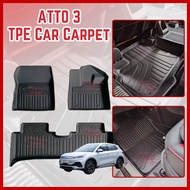 ATTO 3 Car MAGIC MAT 5D TPE Carpet Car Mat Karpet Kereta
