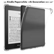 For Kindle Paperwhite 11th Generation Case 2021 Released Silicon TPU Transparent Airbag Cover for Ki