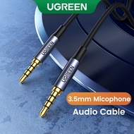 UGREEN 3.5mm Aux Cable 4 Pole TRRS 4-Conductor Auxiliary Male to Male Stereo Jack HiFi Support Micro