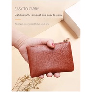 dompet perempuan dompet perempuan kecil Ladies First Layer Cowhide Coin Small Coin Purse