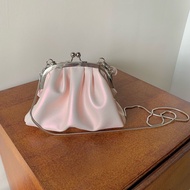 Mini Sling Shoulder Bag, Women's Leather Bag, Dumpling Bag