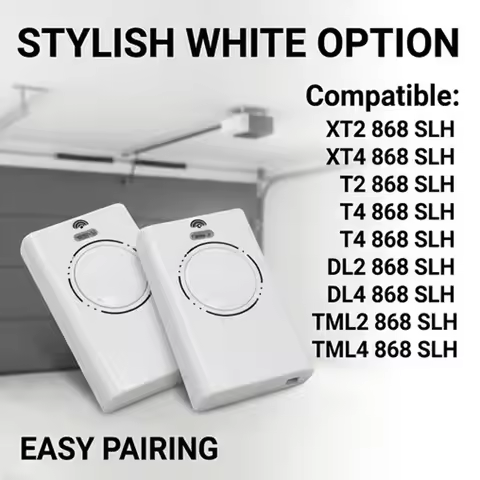 868mhz XT2 XT4 SLH LR 2/4Buttons Garage Door Remote Compatible with 868Mhz Frequency XT2 XT4 868 SLH