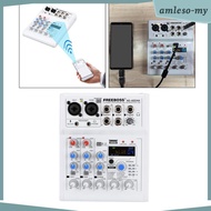 [AmlesoMY] Live Streaming DC-5V Audio Mixer Mixing Console Computer Karaoke Small
