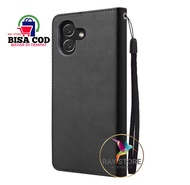 SAMSUNG A04 FLIP LEATHER CASE PREMIUM-FLIP WALLET CASE KULIT UNTUK SAMSUNG A04 - CASING DOMPET-FLIP 