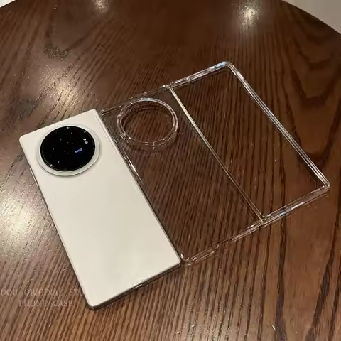Case For VIVO X Fold5 3 Pro Fashionable Simple Transparent TPU Skin-friendly Cover For VIVO X Fold 5