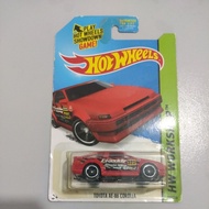 Hot wheels Toyota AE-86 Corolla HW Workshop Old Card - Sealed not mint card