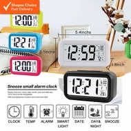 LED Digital Alarm Clock | Backlight Display | Temperature &  Calendar Function | Desktop Table Clock